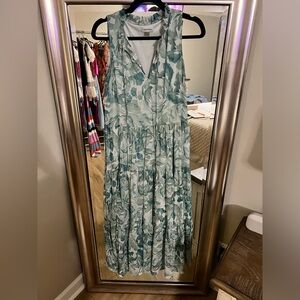 Calvin Klein Chiffon Floral Maxi Size 4